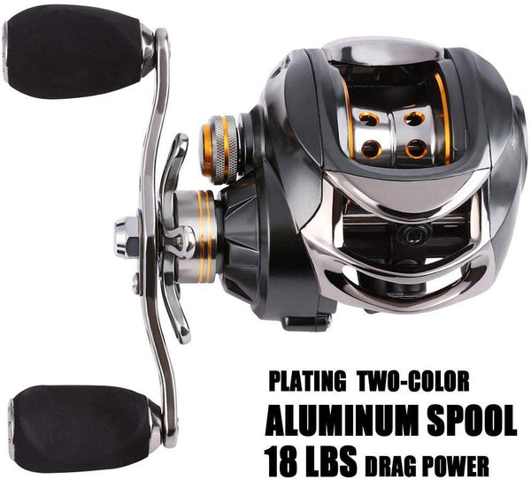 Closed Face Spincast Reel Concealed Fishing Wheel Catapults Aluminum Alloy  Hunting Fish With Line Pesca