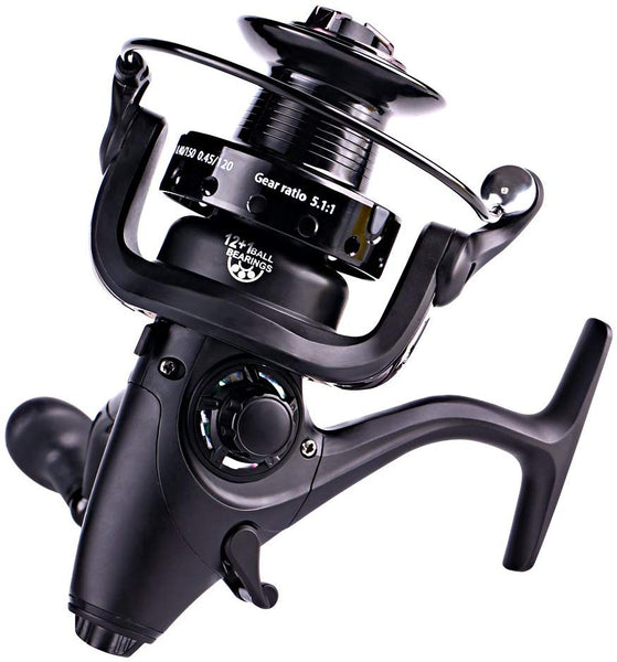Spinning Fishing Reels Metal Body 5.2:1 Gear Ratio Smooth 10BB for Inshore  Boat Rock Freshwater