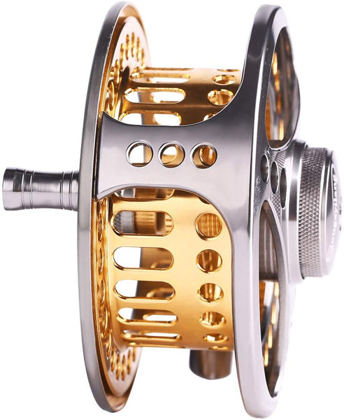 Fly Fishing Reel, Large Line Capacity, Aluminum Alloy Fly Reel for