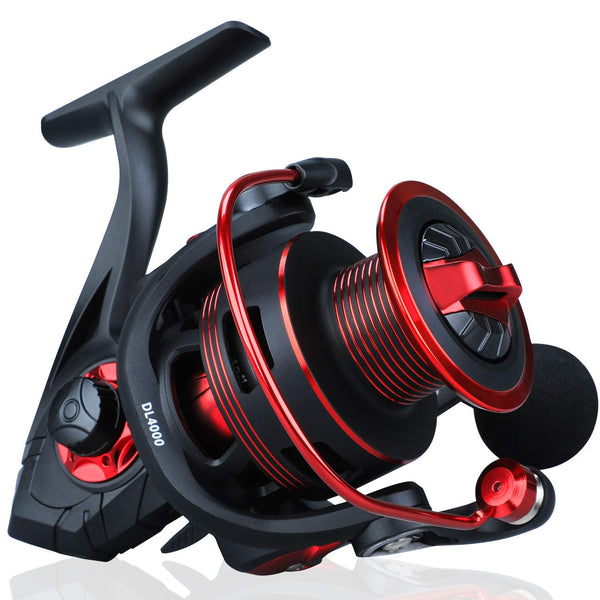 Buy Yinhai Freshwater Saltwater Spinning Fishing Reels with 11+1bb 5.5:1  Gear Ratio Metal Spoon Left/right Interchangeable Collapsible EVA Handle Spinning  Fishing Reel (AF4000) Online at desertcartKUWAIT