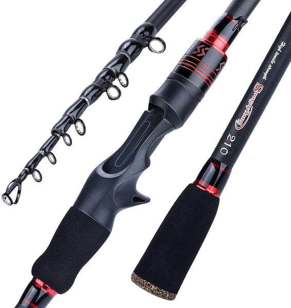 Sougayilang Spinning/Casting Fishing Rod Graphite 24 Carbon