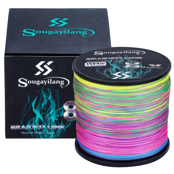 Fairiland 300m 100% PE Braided Fishing Line 8X Weaves, 21 80LB,  Multifilament Fishing Wire Rope For Freshwater And Saltwater Fishing Model:  221q From Sxsw, $16.7