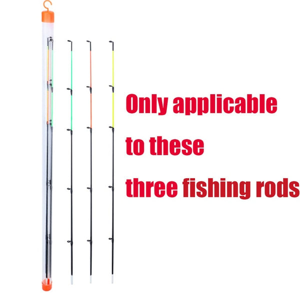 Sougayilang Orange/Green/black Lengthened Handle Feeder Fishing Rod 6  Section L M H Power Carbon Fiber Travel