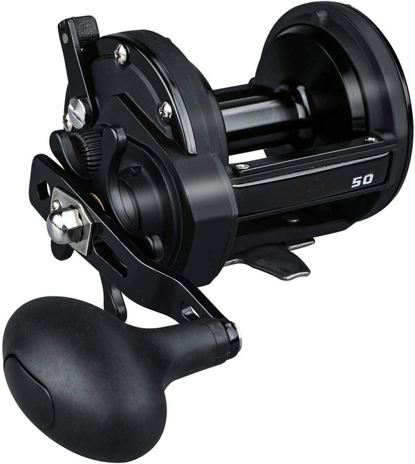 Sougayilang Trolling Reel Saltwater Level Wind Reels,Conventional Reels  Boat Fishing Ocean Fishing for Sea Bass Grouper Salmon-SHA4000 Right Handed-NO  Line Counter in Oman