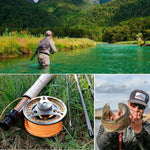Sougayilang Fly Fishing Reel Large Arbor 2+1 BB with CNC-machined Alu -  Sougayilang